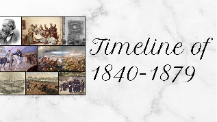 Timeline of 1840-1879 at emaze Presentation