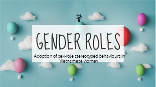 GENDER ROLES at emaze Presentation