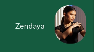 zendaya presentation