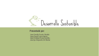 Desarrollo Sostenible at emaze Presentation