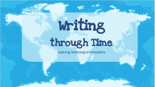 Writing through the ages at emaze Presentation