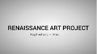 Renaissance Art at emaze Presentation