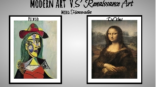 Renaissance VS Modern Artwork at emaze Presentation