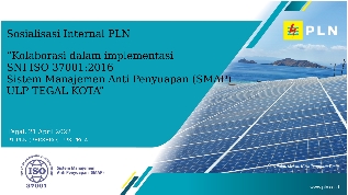 Sosialisasi Internal PLN at emaze Presentation