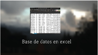 base de datos en excel at emaze Presentation