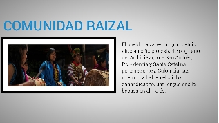 comunidad raizal at emaze Presentation
