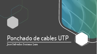 Ponchado De Cables UTP At Emaze Presentation