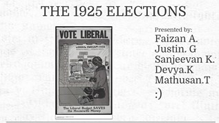 1925 Election at emaze Presentation