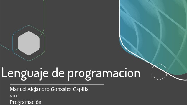 Lenguaje de programacion at emaze Presentation