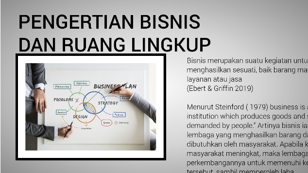 Pengertian Bisnis Dan Ruang Lingkup At Emaze Presentation