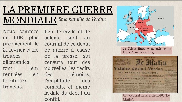 ouverture dissertation premiere guerre mondiale