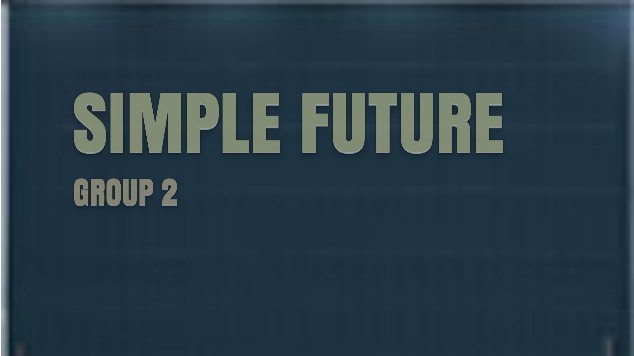 SIMPLE FUTURE at emaze Presentation