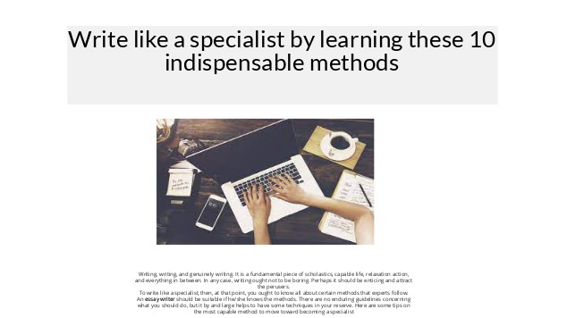 Write like a specialist by learning these 10 indispensable methods on emaze