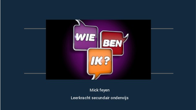 Wie ben ik? at emaze Presentation