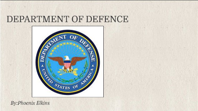 Department of defence at emaze Presentation