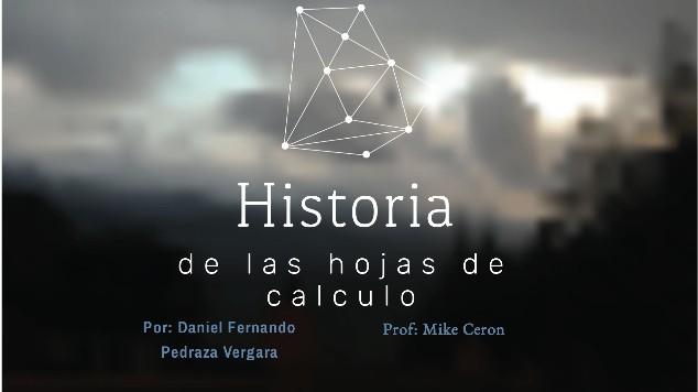 Historia de las Hojas de Calculo at emaze Presentation