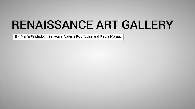 RENAISSANCE ART GALLERY at emaze Presentation