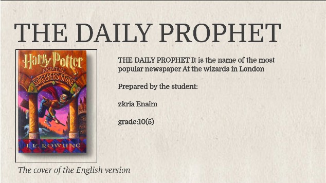 THE DAILY PROPHET at emaze Presentation