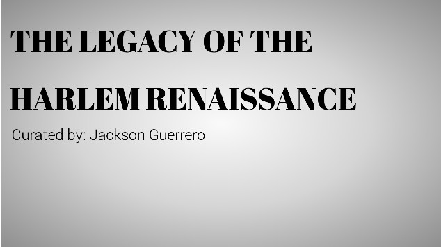 The legacy of the harlem renaissance at emaze Presentation
