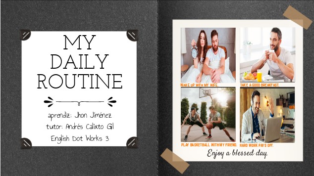 My Daily Routine at emaze Photo Album