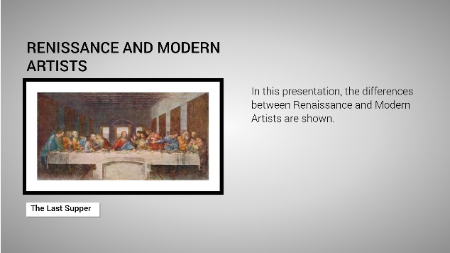 Renissance and Modern Artists at emaze Presentation