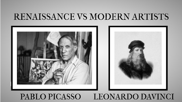 Renaissance vs Modern artists at emaze Presentation
