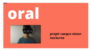 comment présenter un projet professionnel à l oral