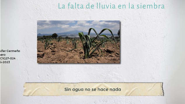 La falta de lluvia en la siembra at emaze Presentation