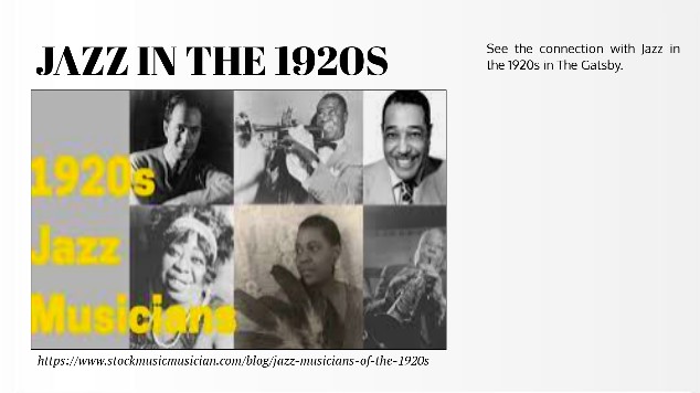 Jazz in the 1920s at emaze Presentation