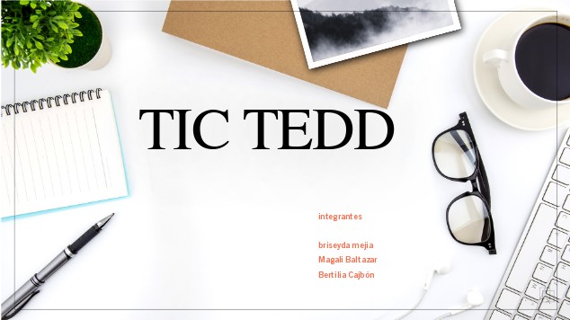 TIC TEDD at emaze Presentation