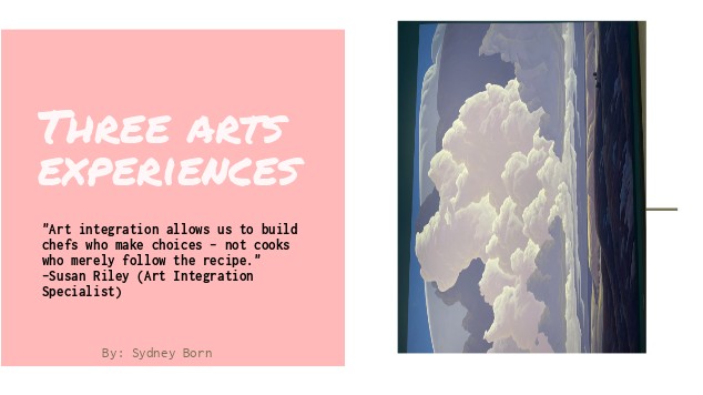 Three Arts Experiences at emaze Photo Album