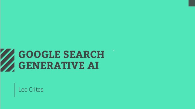 Google Search Generative AI at emaze Presentation
