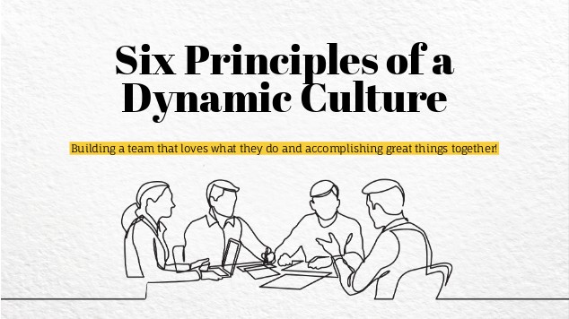 Six Principles of Dynamic Culture at emaze Presentation