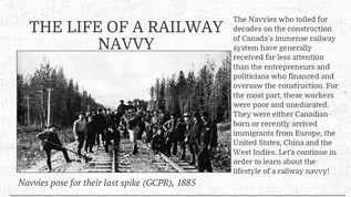 The Life of A Railway Navvy at emaze Presentation
