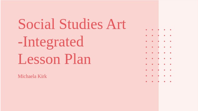 Integrated Lesson Plan at emaze Presentation