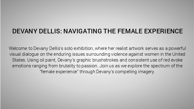 Devany Dellis Solo Exhibition at emaze Presentation