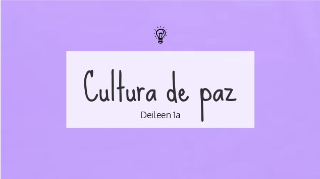 Cultura de paz at emaze Presentation