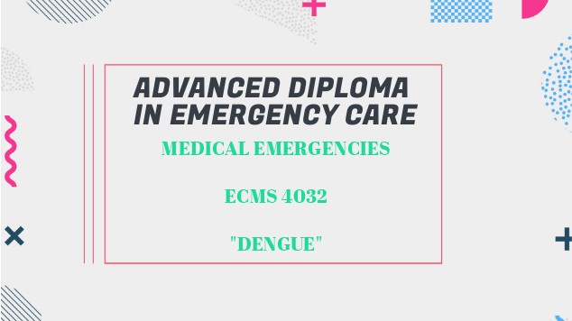 ADVANCED DIPLOMA IN EMERGENCY CARE at emaze Presentation