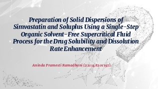 Preparation of Solid Dispersions of Simvastatin and at emaze Presentation