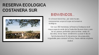 reserva ecologica costanera sur at emaze Presentation