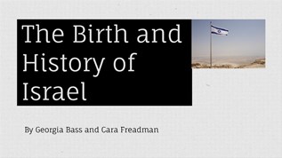 The Birth of Israel at emaze Presentation