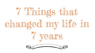 7 Things that changed my life in 7 years at emaze Presentation