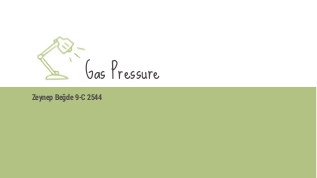 Gas Pressure at emaze Presentation