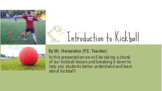 Intro to Kickball at emaze Presentation