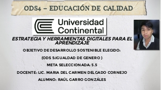 ODS 5 - IGUALDAD DE GENERO at emaze Presentation