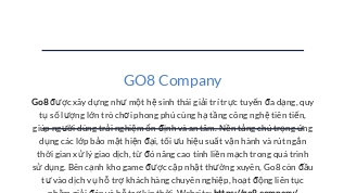 GO8 Company at emaze Presentation