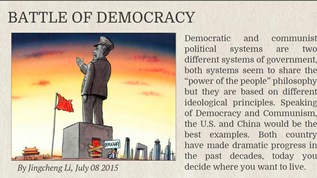 battle of Democracy at emaze Presentation