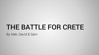 The battle for Crete at emaze Presentation