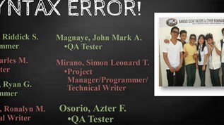 SYNTAX ERROR! at emaze Presentation