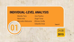 Individual-level Analysis at emaze Presentation